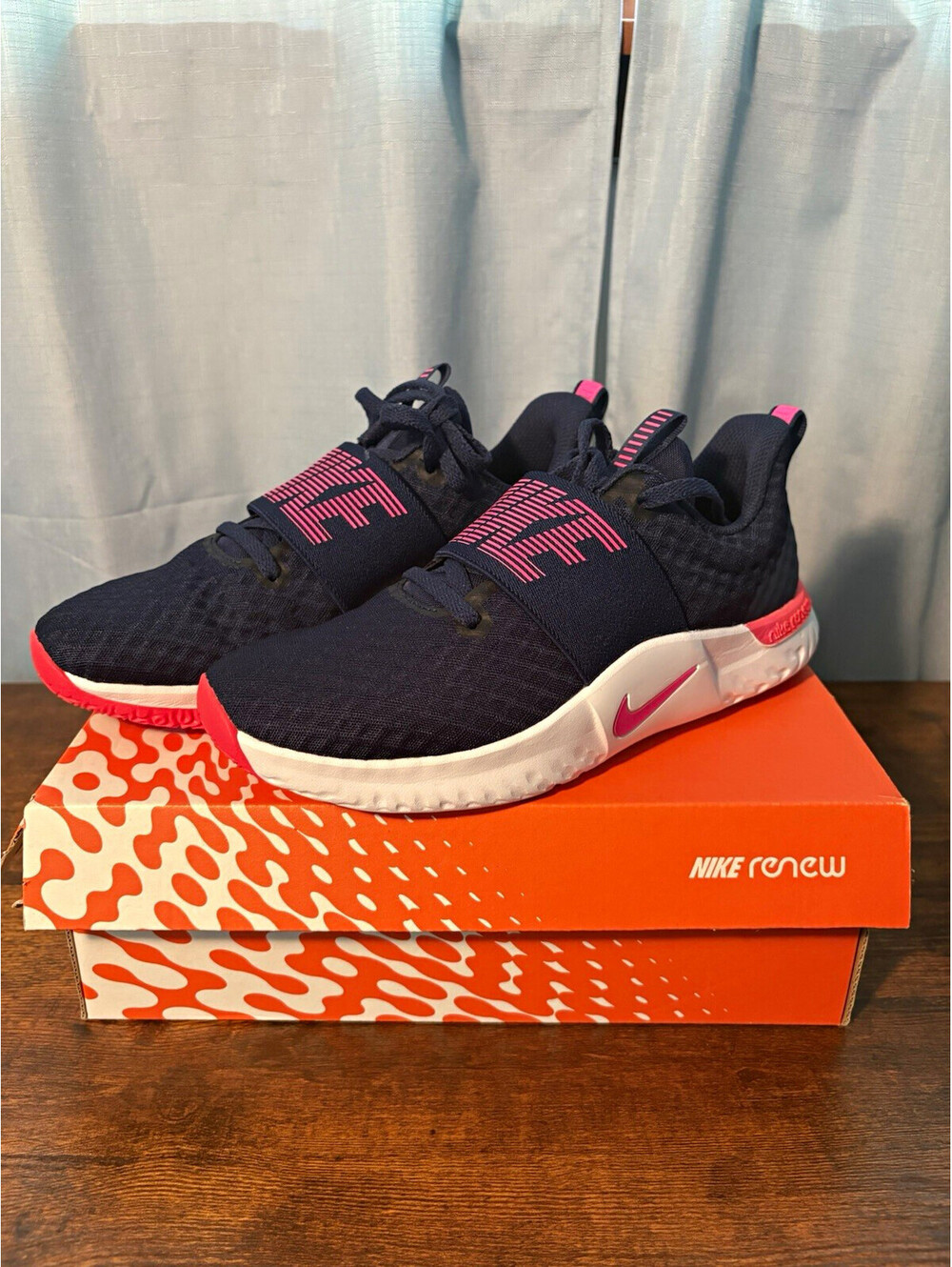 Nike Renew In-Season TR 9 Womens Cross Training Sneaker Blue/Pink/White